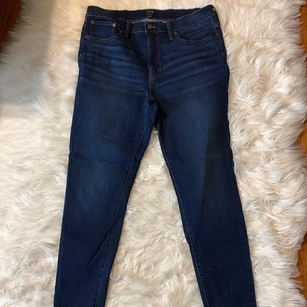 J.Crew size 32 skinny jeans 9 inch high rise NWOT